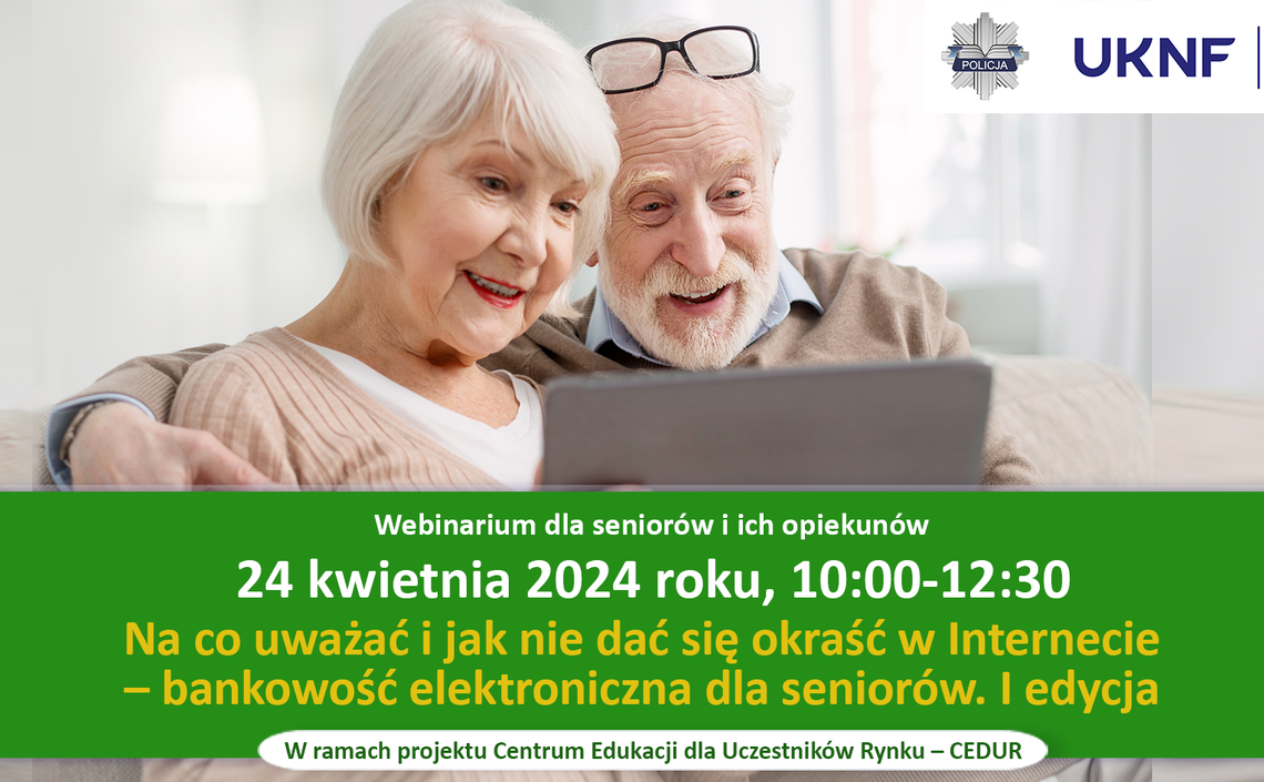 Webinarium dla seniorów i ich opiekunów