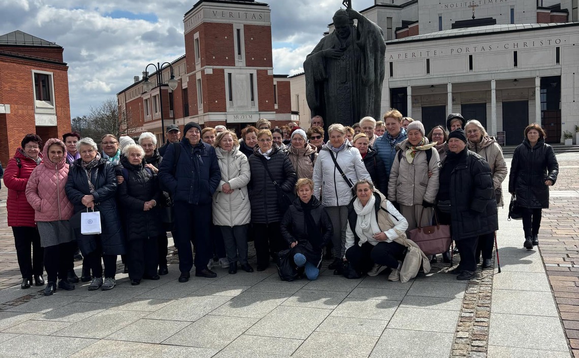Wyjazd seniorów do Sanktuarium im. Jana Pawła II w Łagiewnikach