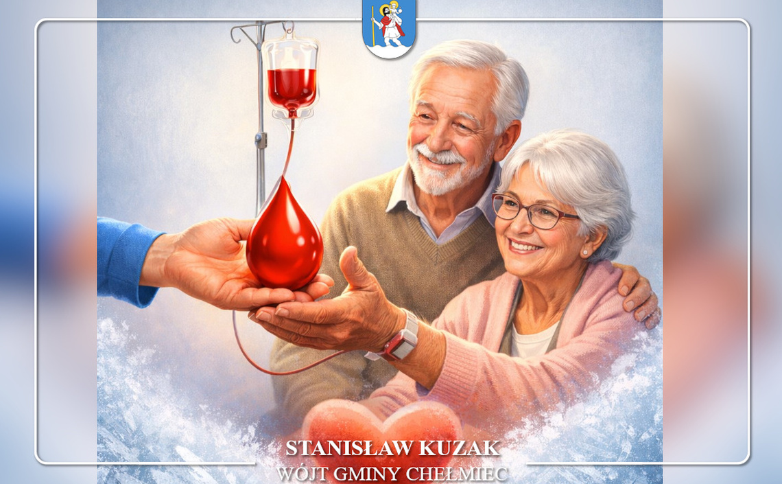 AKCJA. Gminny Dzień dla Zdrowia Seniora – podziel się krwią, podaruj życie babci i dziadkowi